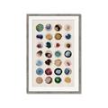 Picture of Water Colour Spots _GroupedProduct_Rectangle_Portrait_Framed_Matted_