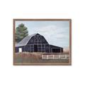Picture of Black Barn _GroupedProduct_Rectangle_Landscape_Framed_Matted_