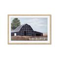Picture of Black Barn _GroupedProduct_Rectangle_Landscape_Framed_Matted_