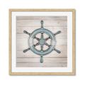 Picture of Ship Wheel  _GroupedProduct_Square_Framed_Matted_