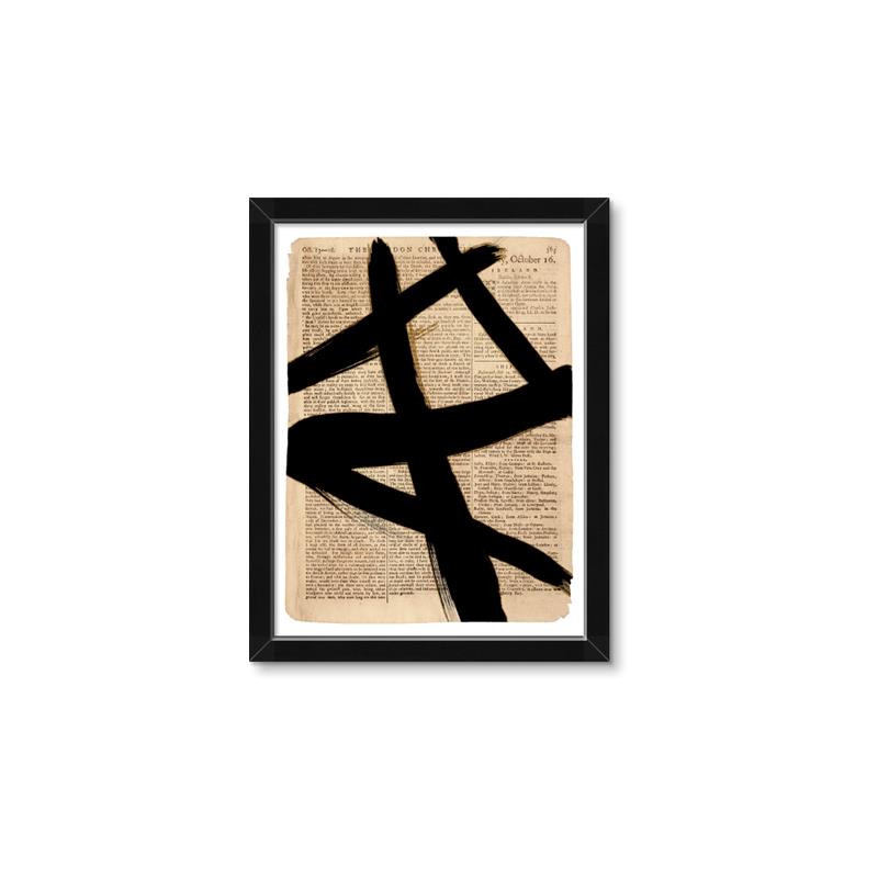 Picture of Symbol Chronicle I _GroupedProduct_Rectangle_Portrait_Framed_Matted_