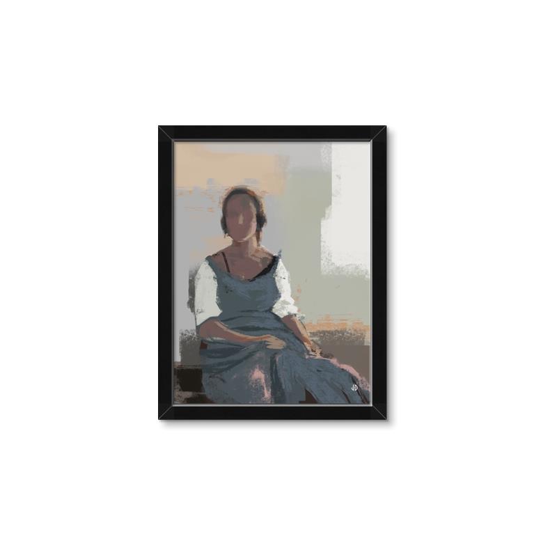 Picture of Sitting Solo _GroupedProduct_Rectangle_Portrait_Framed_Matted_