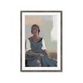 Picture of Sitting Solo _GroupedProduct_Rectangle_Portrait_Framed_Matted_