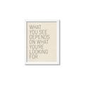 Picture of What you See _GroupedProduct_Rectangle_Portrait_Framed_Matted_