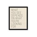 Picture of What you See _GroupedProduct_Rectangle_Portrait_Framed_Matted_