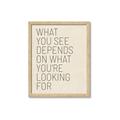 Picture of What you See _GroupedProduct_Rectangle_Portrait_Framed_Matted_