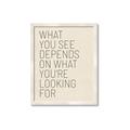 Picture of What you See _GroupedProduct_Rectangle_Portrait_Framed_Matted_