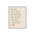 Picture of What you See _GroupedProduct_Rectangle_Portrait_Framed_Matted_