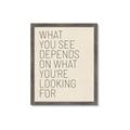 Picture of What you See _GroupedProduct_Rectangle_Portrait_Framed_Matted_