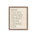 Picture of What you See _GroupedProduct_Rectangle_Portrait_Framed_Matted_
