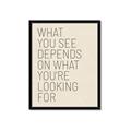 Picture of What you See _GroupedProduct_Rectangle_Portrait_Framed_Matted_