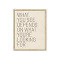 Picture of What you See _GroupedProduct_Rectangle_Portrait_Framed_Matted_