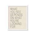 Picture of What you See _GroupedProduct_Rectangle_Portrait_Framed_Matted_