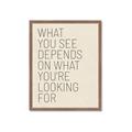 Picture of What you See _GroupedProduct_Rectangle_Portrait_Framed_Matted_