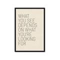 Picture of What you See _GroupedProduct_Rectangle_Portrait_Framed_Matted_