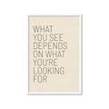 Picture of What you See _GroupedProduct_Rectangle_Portrait_Framed_Matted_