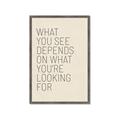Picture of What you See _GroupedProduct_Rectangle_Portrait_Framed_Matted_