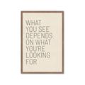 Picture of What you See _GroupedProduct_Rectangle_Portrait_Framed_Matted_