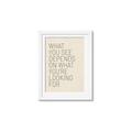 Picture of What you See _GroupedProduct_Rectangle_Portrait_Framed_Matted_