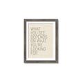 Picture of What you See _GroupedProduct_Rectangle_Portrait_Framed_Matted_