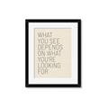 Picture of What you See _GroupedProduct_Rectangle_Portrait_Framed_Matted_