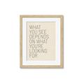 Picture of What you See _GroupedProduct_Rectangle_Portrait_Framed_Matted_