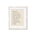 Picture of What you See _GroupedProduct_Rectangle_Portrait_Framed_Matted_