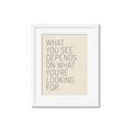 Picture of What you See _GroupedProduct_Rectangle_Portrait_Framed_Matted_