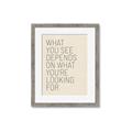 Picture of What you See _GroupedProduct_Rectangle_Portrait_Framed_Matted_