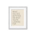 Picture of What you See _GroupedProduct_Rectangle_Portrait_Framed_Matted_