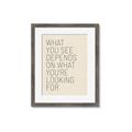 Picture of What you See _GroupedProduct_Rectangle_Portrait_Framed_Matted_