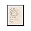 Picture of What you See _GroupedProduct_Rectangle_Portrait_Framed_Matted_