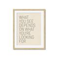 Picture of What you See _GroupedProduct_Rectangle_Portrait_Framed_Matted_