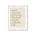 Picture of What you See _GroupedProduct_Rectangle_Portrait_Framed_Matted_