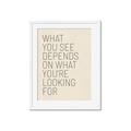 Picture of What you See _GroupedProduct_Rectangle_Portrait_Framed_Matted_
