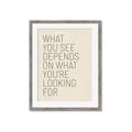 Picture of What you See _GroupedProduct_Rectangle_Portrait_Framed_Matted_