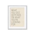 Picture of What you See _GroupedProduct_Rectangle_Portrait_Framed_Matted_