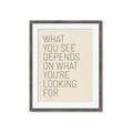 Picture of What you See _GroupedProduct_Rectangle_Portrait_Framed_Matted_