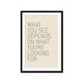 Picture of What you See _GroupedProduct_Rectangle_Portrait_Framed_Matted_
