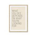 Picture of What you See _GroupedProduct_Rectangle_Portrait_Framed_Matted_