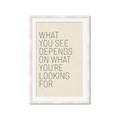 Picture of What you See _GroupedProduct_Rectangle_Portrait_Framed_Matted_