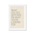 Picture of What you See _GroupedProduct_Rectangle_Portrait_Framed_Matted_