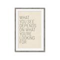 Picture of What you See _GroupedProduct_Rectangle_Portrait_Framed_Matted_