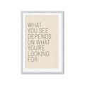 Picture of What you See _GroupedProduct_Rectangle_Portrait_Framed_Matted_