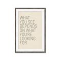 Picture of What you See _GroupedProduct_Rectangle_Portrait_Framed_Matted_