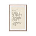 Picture of What you See _GroupedProduct_Rectangle_Portrait_Framed_Matted_