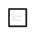 Picture of Our Love Story _GroupedProduct_Square_Framed_Matted_