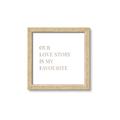 Picture of Our Love Story _GroupedProduct_Square_Framed_Matted_
