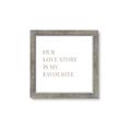 Picture of Our Love Story _GroupedProduct_Square_Framed_Matted_
