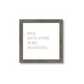 Picture of Our Love Story _GroupedProduct_Square_Framed_Matted_